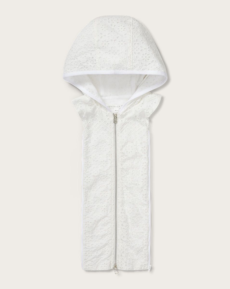 Marlo Eyelet Hoodie Dickey sold by Veronica Beard