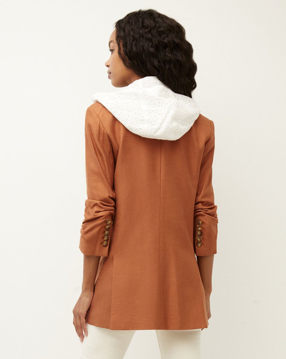 Marlo Eyelet Hoodie Dickey sold by Veronica Beard product image thumbnail 4