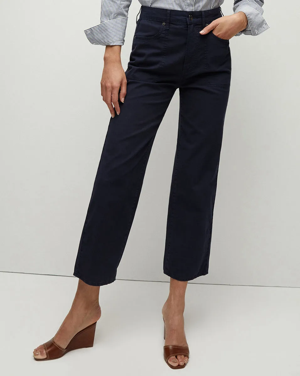 Crosbie Cropped Wide-Leg Pant sold by Veronica Beard product image thumbnail 3
