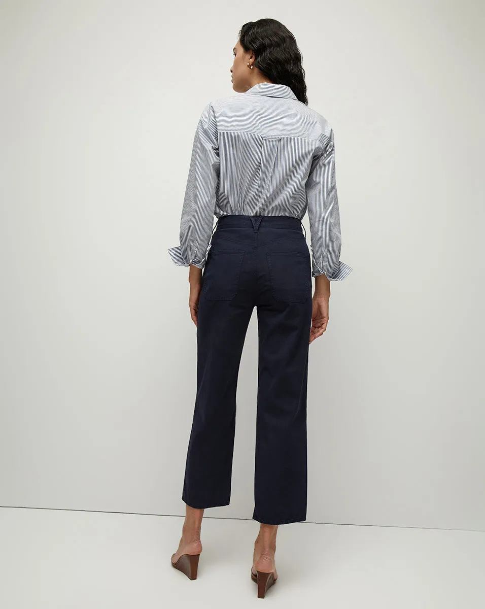 Crosbie Cropped Wide-Leg Pant sold by Veronica Beard product image thumbnail 4