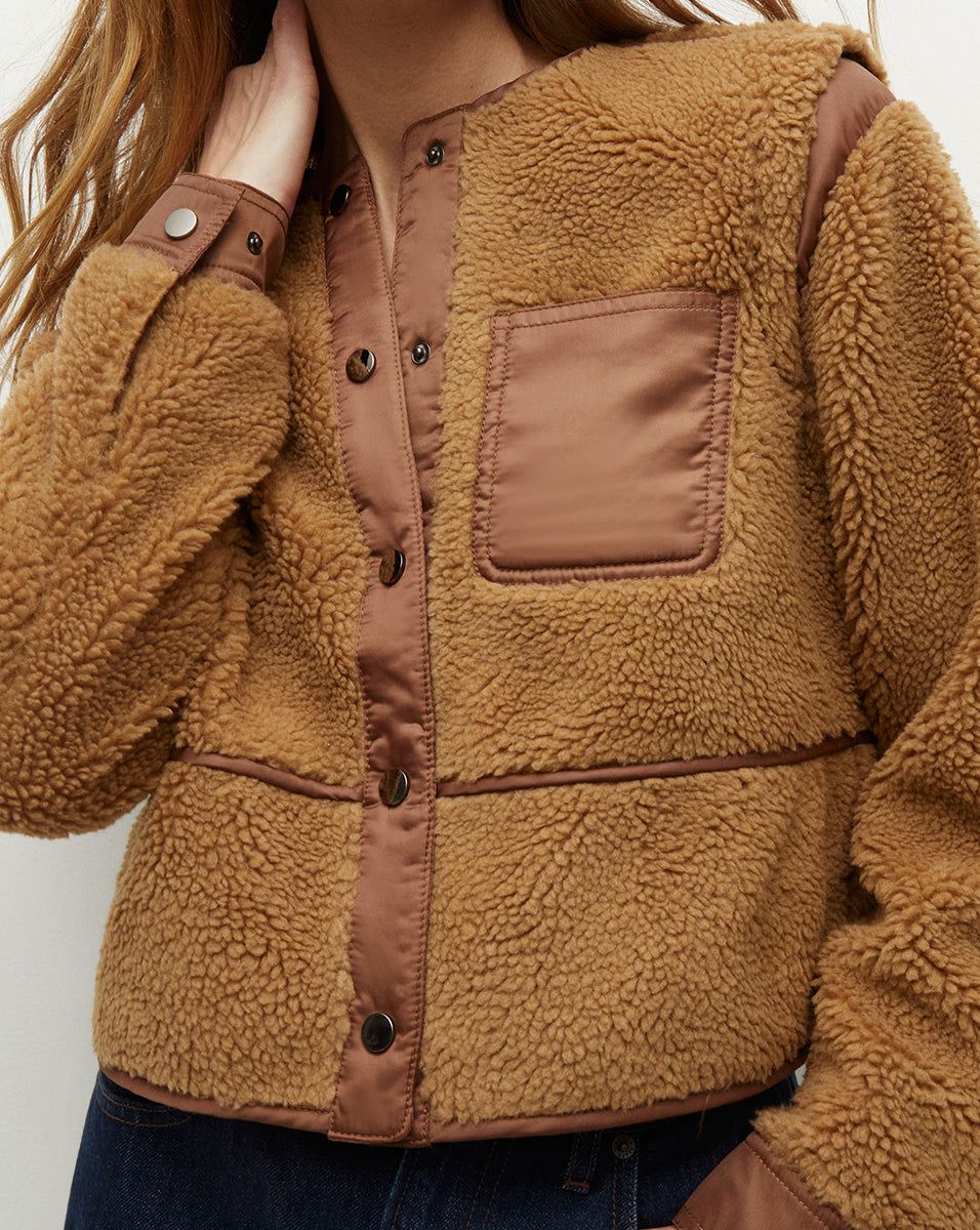 Surrey Sherpa Jacket sold by Veronica Beard product image thumbnail 3