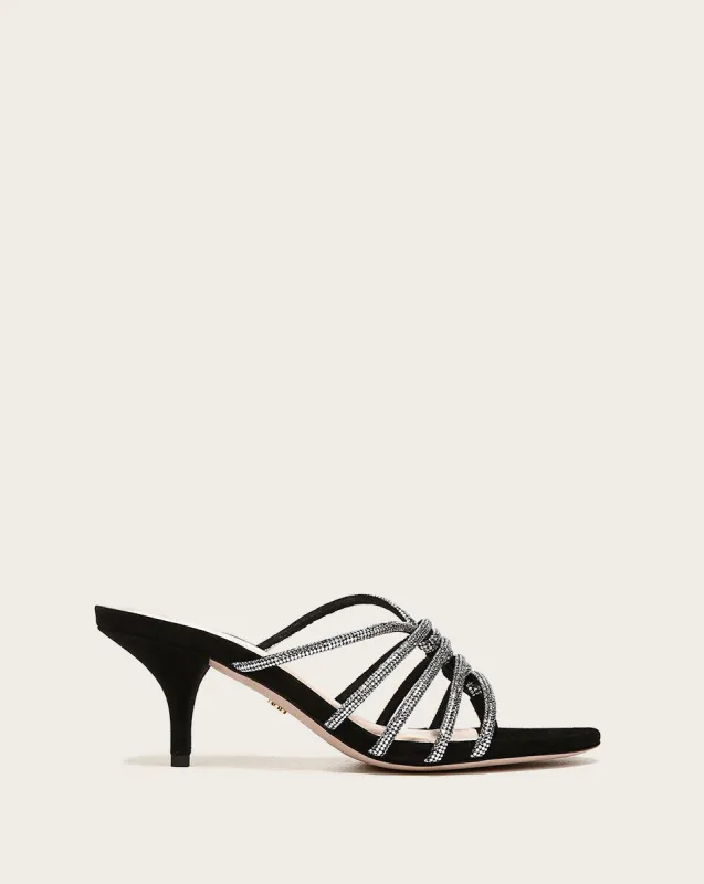 Gaffney Kitten-Heel Sandal sold by Veronica Beard