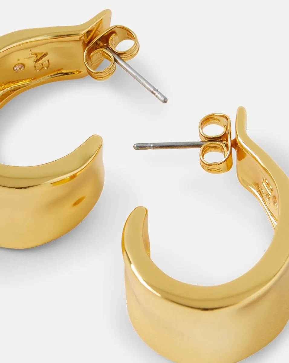 Molten Gold Ribbon Hoop sold by Veronica Beard product image thumbnail 4