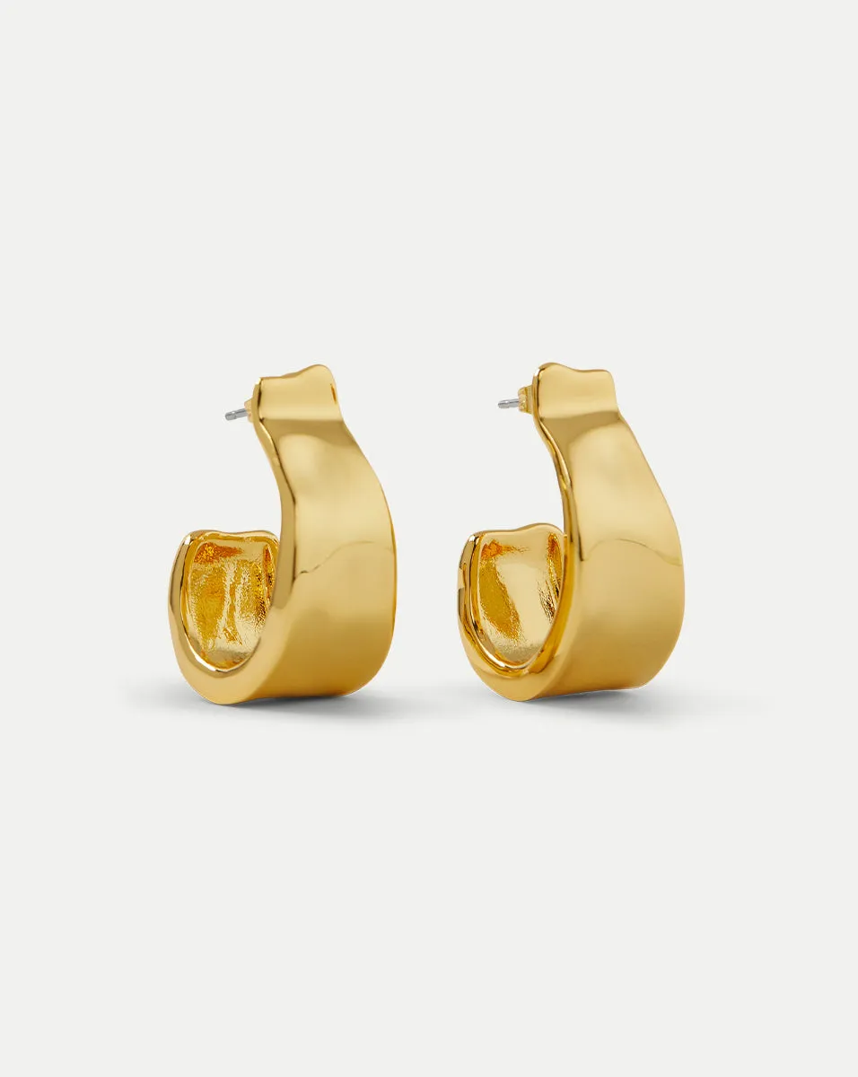 Molten Gold Ribbon Hoop sold by Veronica Beard