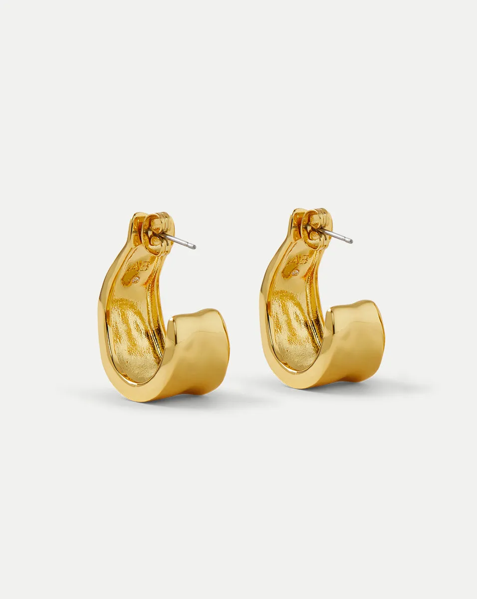 Molten Gold Ribbon Hoop sold by Veronica Beard product image thumbnail 2