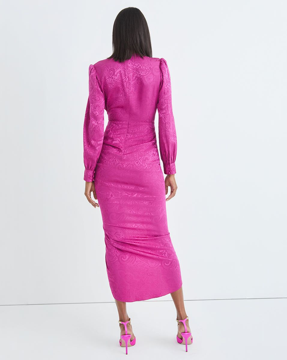 Weiss Paisley Jacquard Dress sold by Veronica Beard product image thumbnail 4