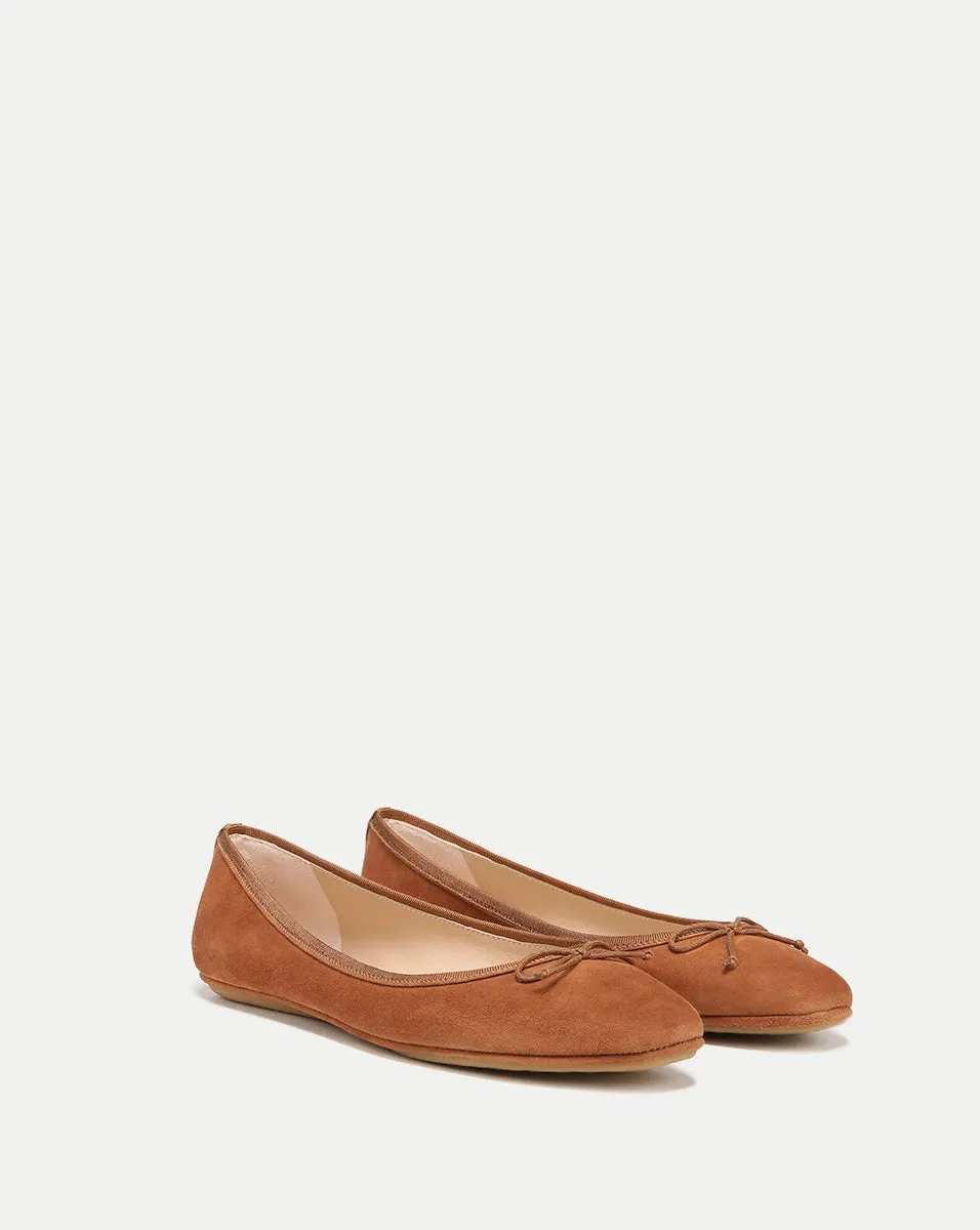 Beatrix Suede Ballet Flat sold by Veronica Beard product image thumbnail 2