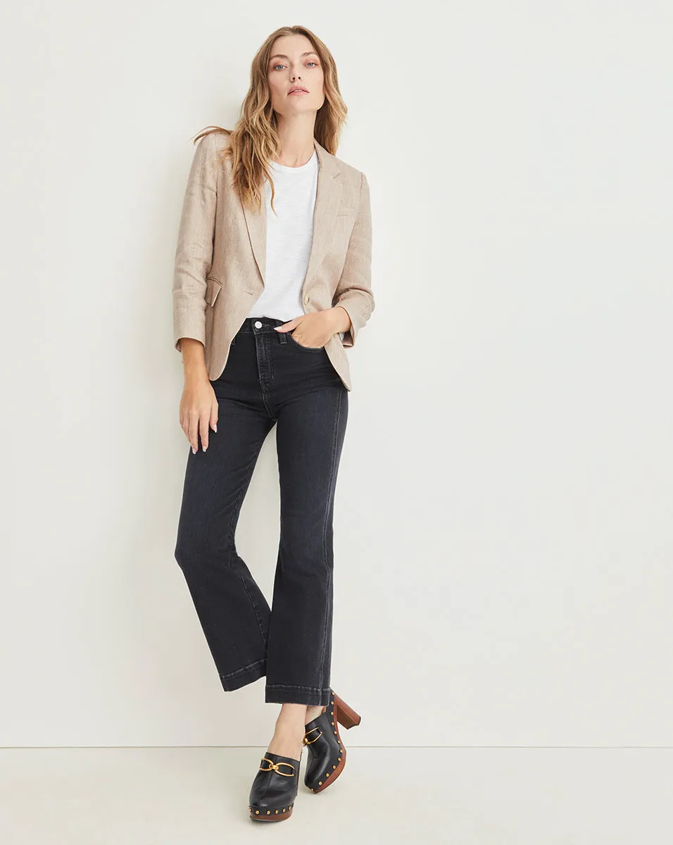 Cutaway Linen Dickey Jacket sold by Veronica Beard product image thumbnail 3