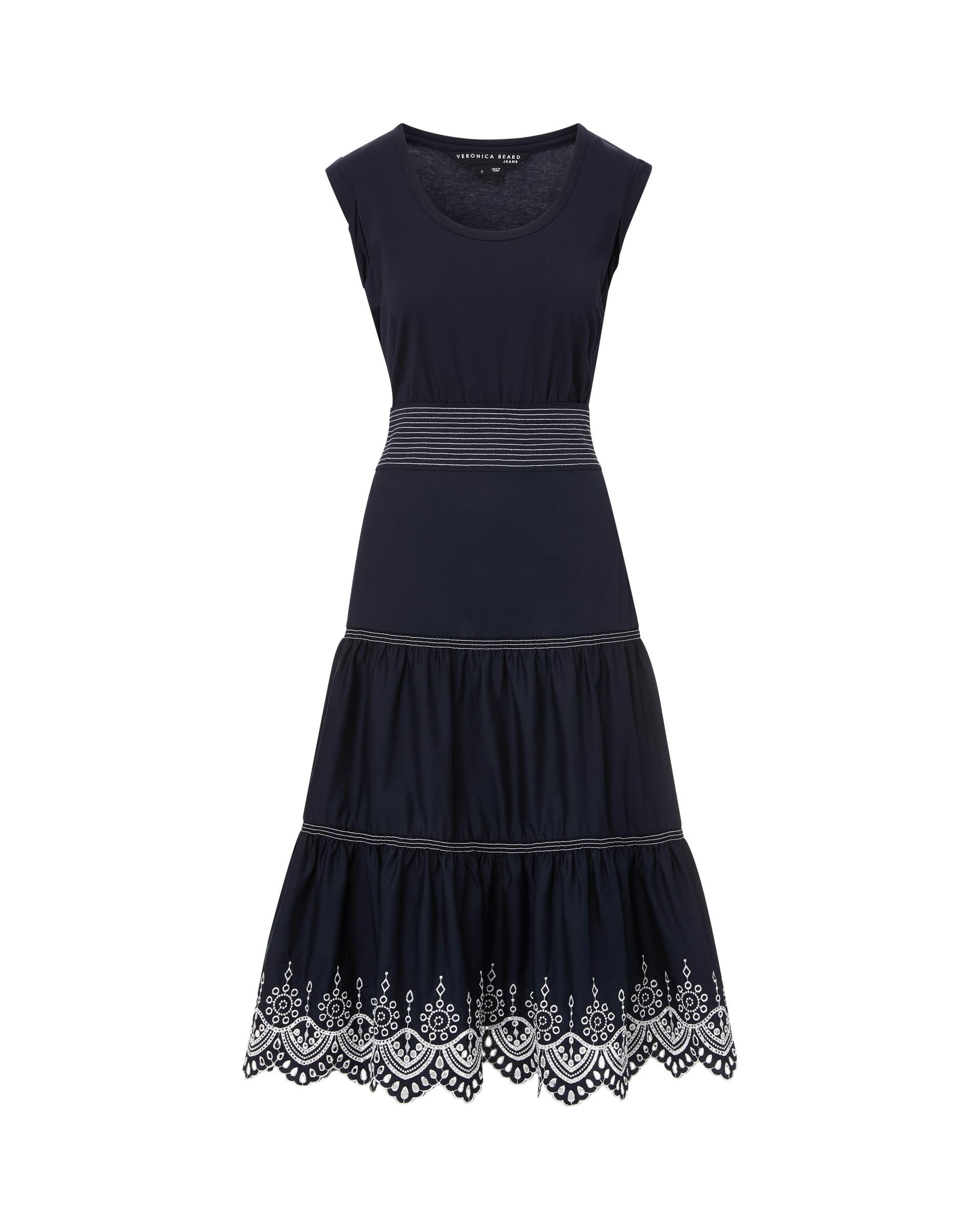 Amaia Eyelet Dress sold by Veronica Beard product image thumbnail 4