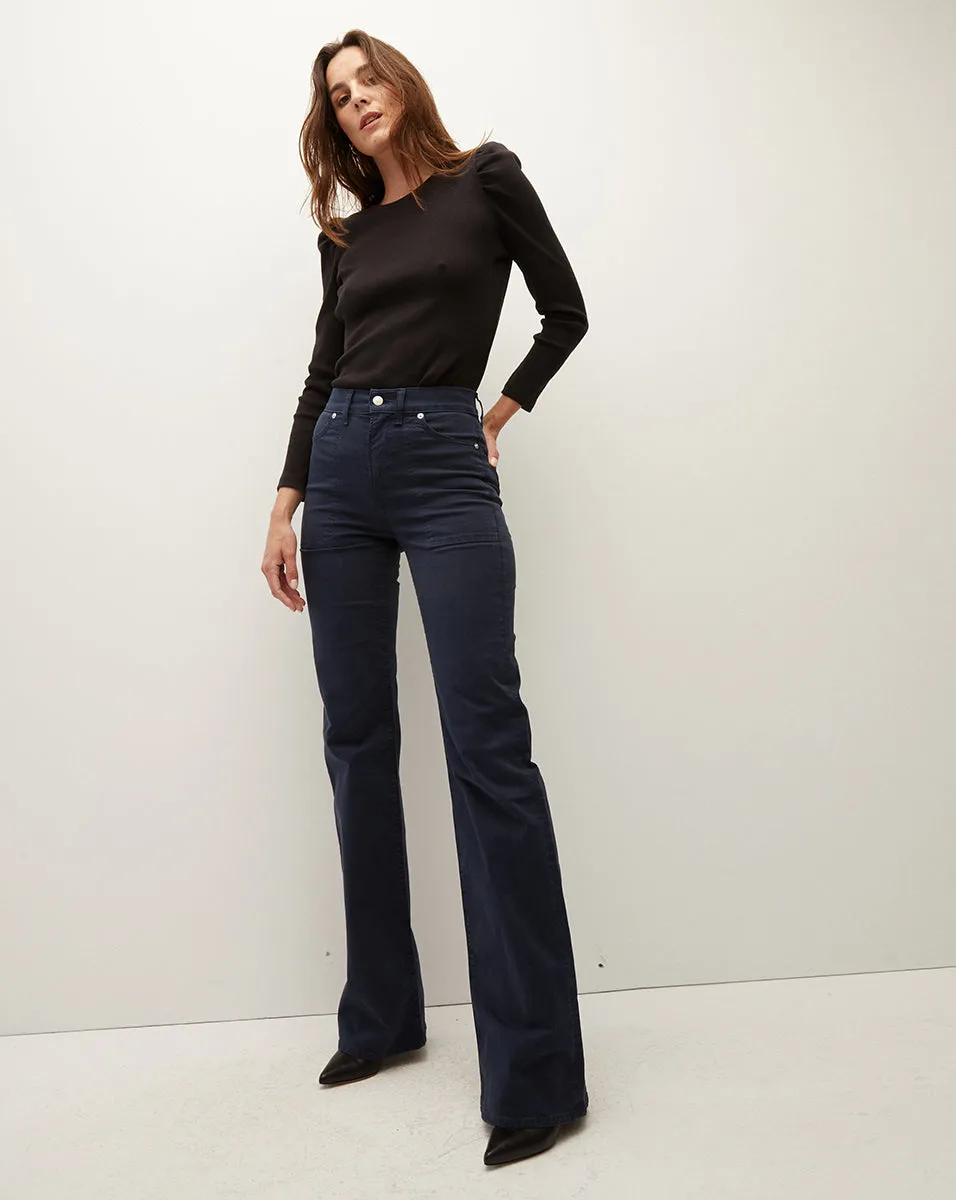 Crosbie Slim Wide-Leg Pant sold by Veronica Beard
