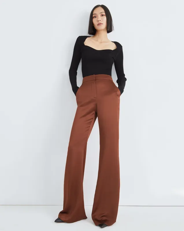 Enrick Satin Pant sold by Veronica Beard