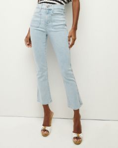 Carly Kick-Flare Jean | Patch Pockets | Extended sold by Veronica Beard