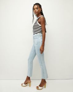 Carly Kick-Flare Jean | Patch Pockets | Extended sold by Veronica Beard