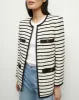 Foster Striped Dickey Jacket sold by Veronica Beard