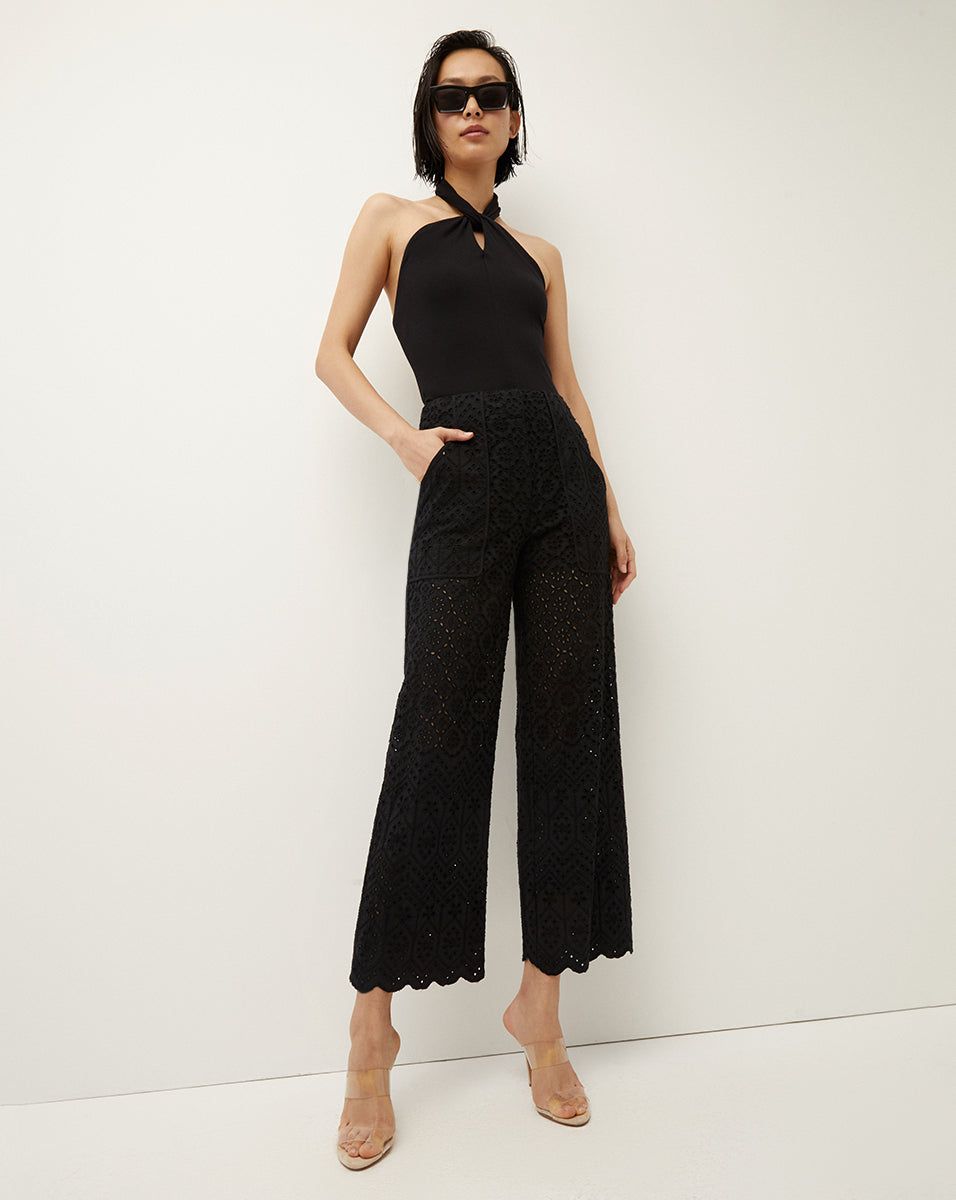 Riggs Eyelet Pant sold by Veronica Beard