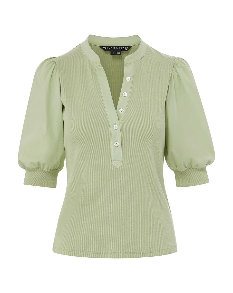 Coralee Puff-Sleeve Tee sold by Veronica Beard product image thumbnail 4