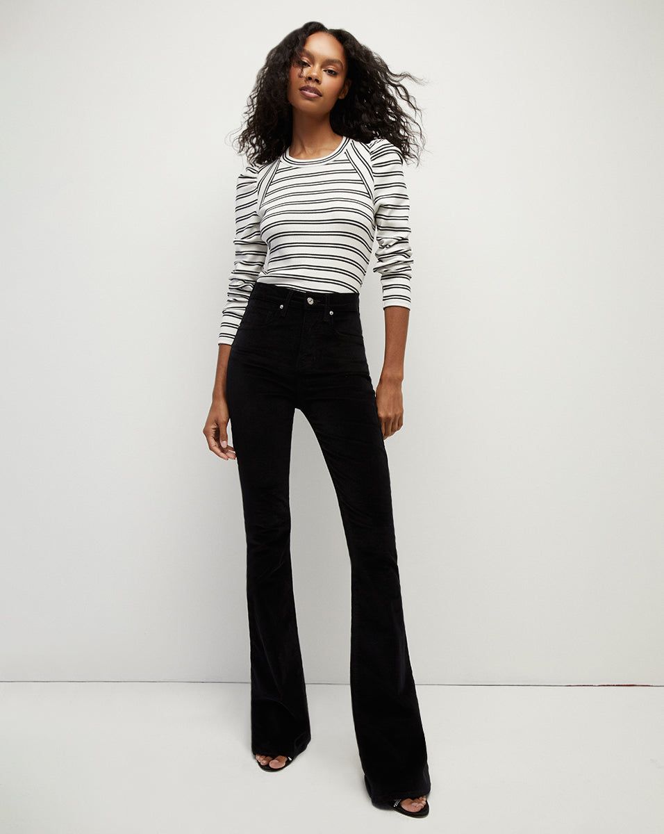 Beverly Velvet Skinny-Flare Jean sold by Veronica Beard
