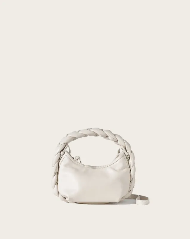 Espiga Mini Braided-Handle Tote Bag sold by Veronica Beard