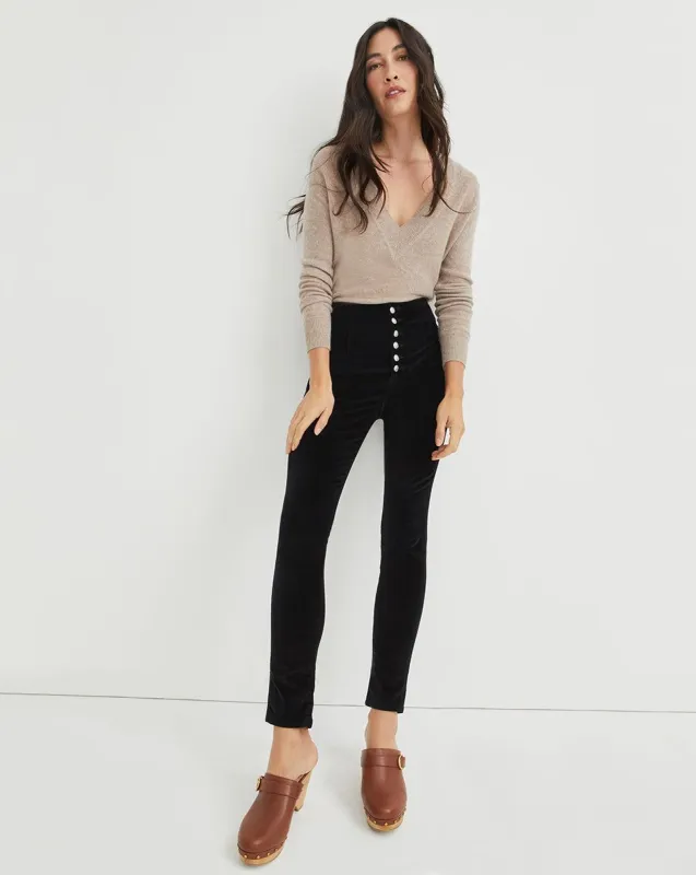 Debbie Velvet Skinny Pant sold by Veronica Beard