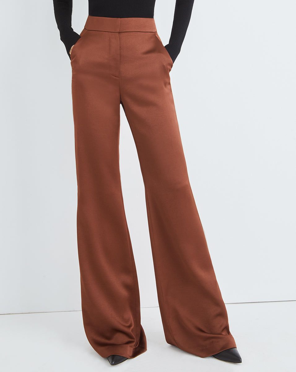 Enrick Satin Pant sold by Veronica Beard product image thumbnail 2