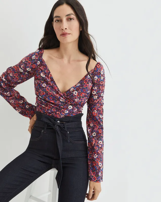 Sabo Floral Top sold by Veronica Beard