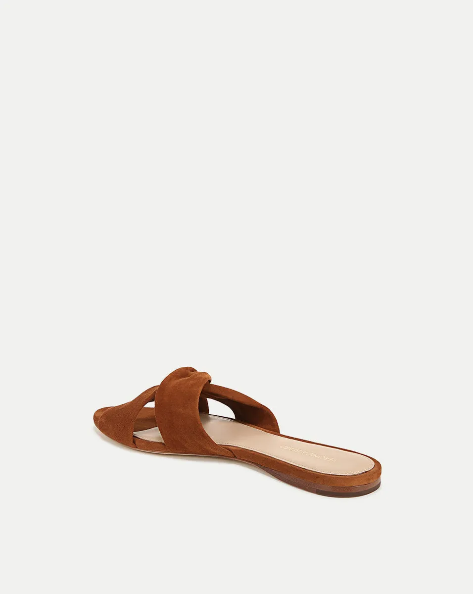 Seraphina Suede Twist Sandal sold by Veronica Beard product image thumbnail 4