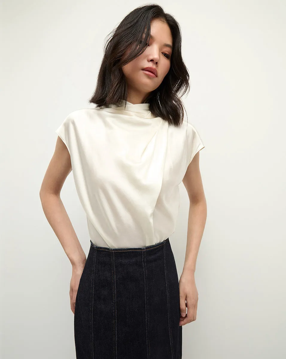 Leilany Silk Top sold by Veronica Beard product image thumbnail 3