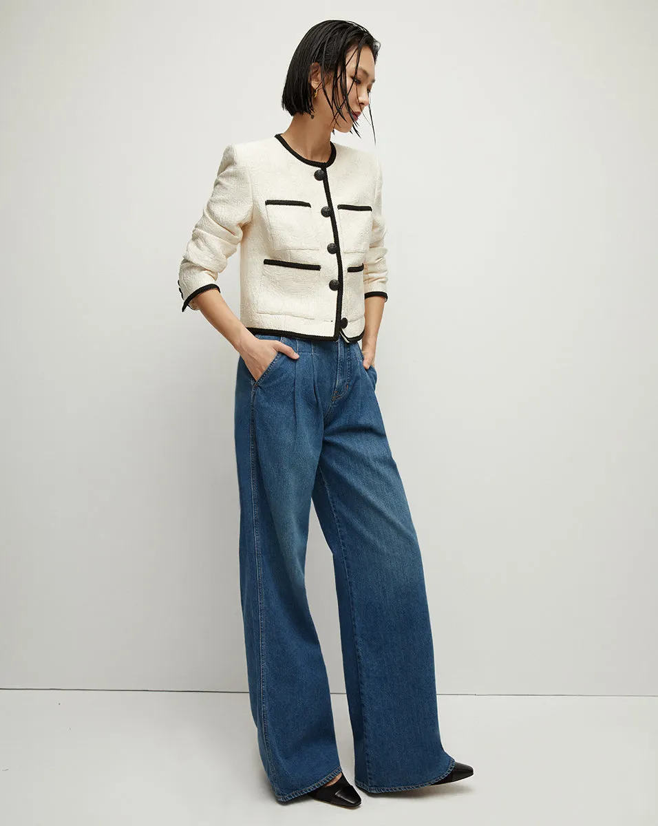 Darla Jacquard Jacket sold by Veronica Beard product image thumbnail 4