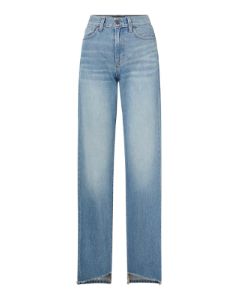 Dylan Straight-Leg Jean | Step Hem sold by Veronica Beard
