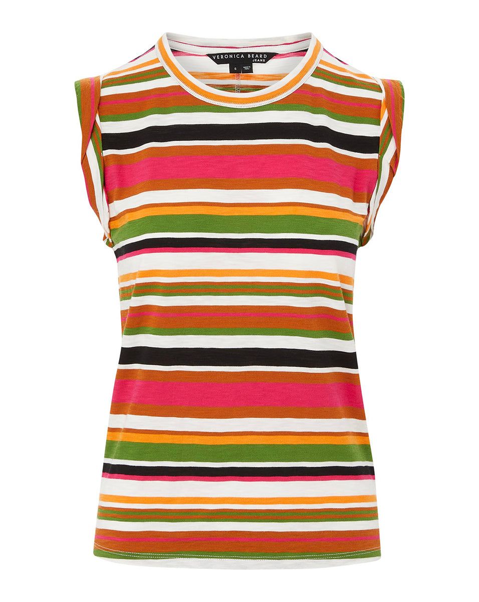 Dree Striped Muscle Tee sold by Veronica Beard product image thumbnail 4