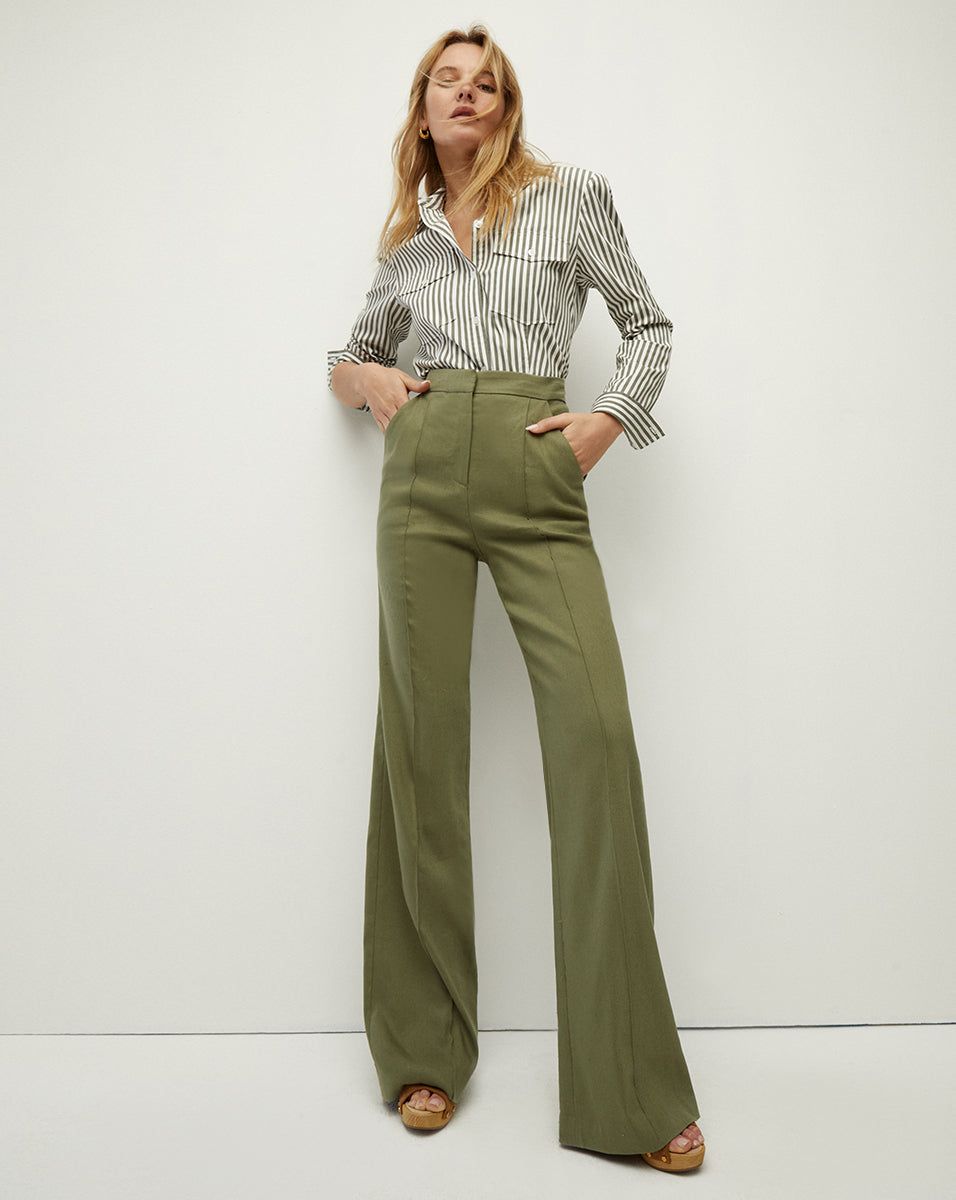 Noda Linen Pant sold by Veronica Beard