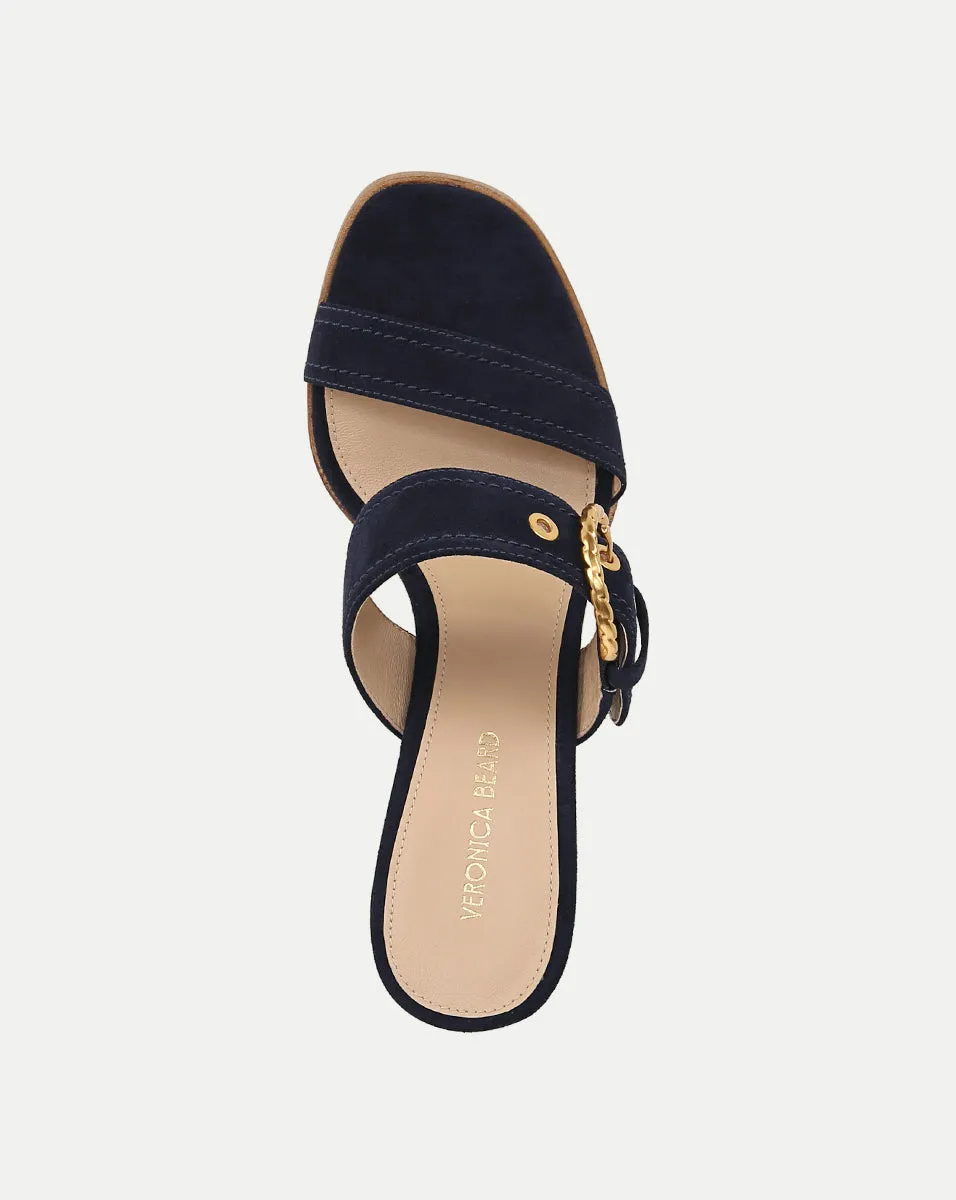 Margaux Suede Buckle Sandal sold by Veronica Beard product image thumbnail 3