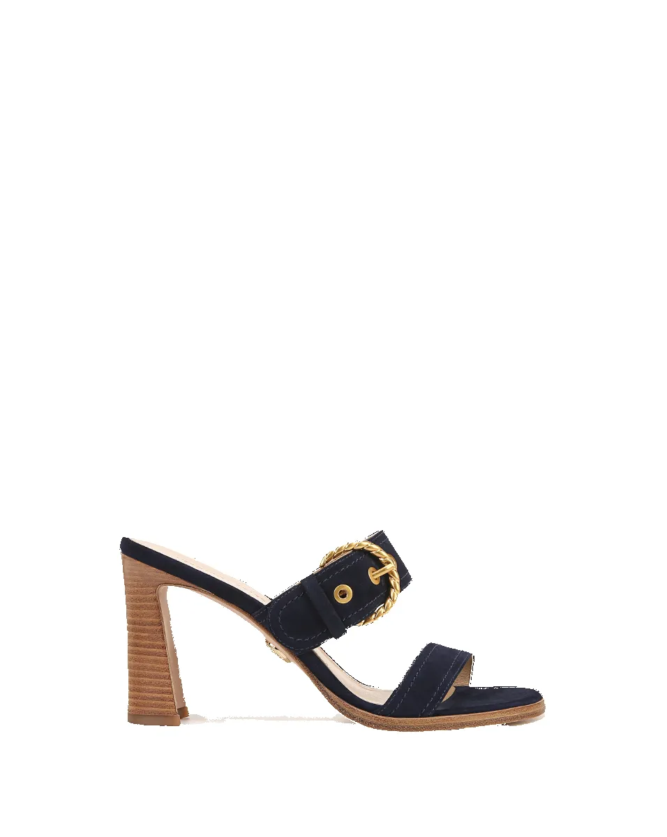 Margaux Suede Buckle Sandal sold by Veronica Beard product image thumbnail 5