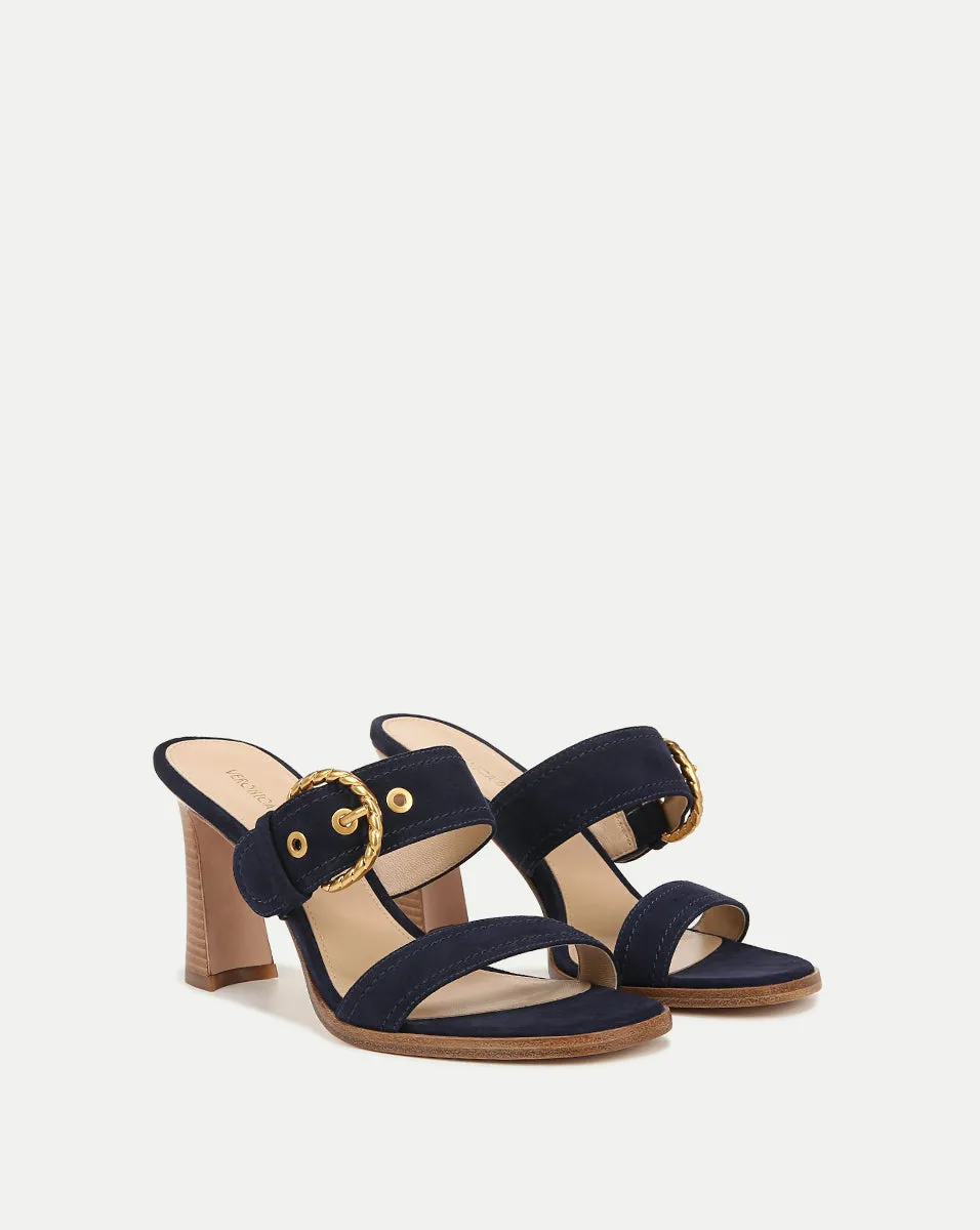 Margaux Suede Buckle Sandal sold by Veronica Beard product image thumbnail 2