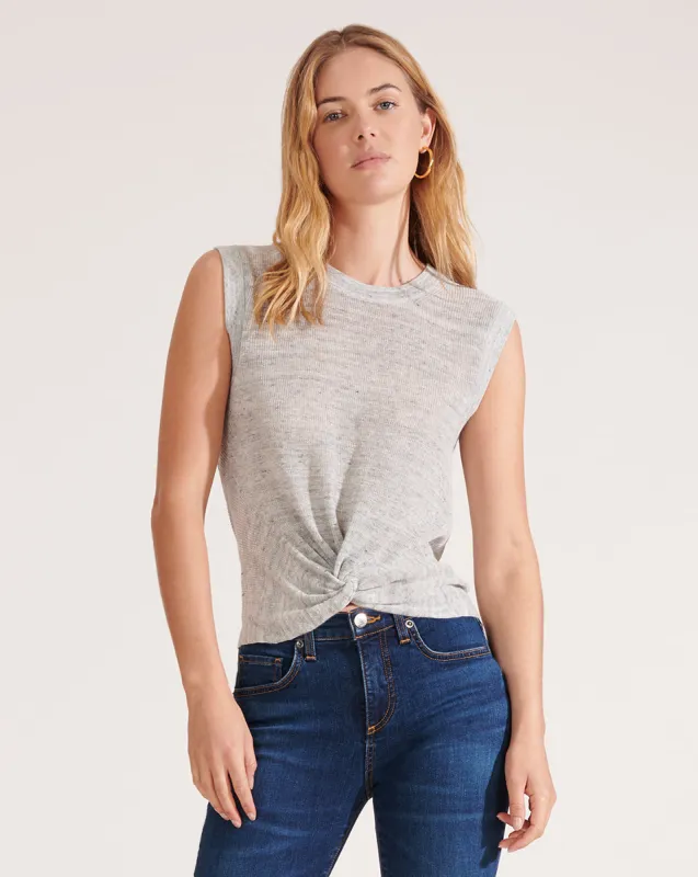 Kellen Twist-Front Sweater sold by Veronica Beard