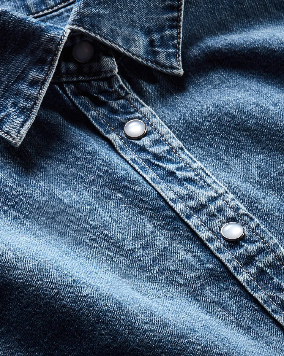 Aderes Denim Shirt sold by Veronica Beard product image thumbnail 4