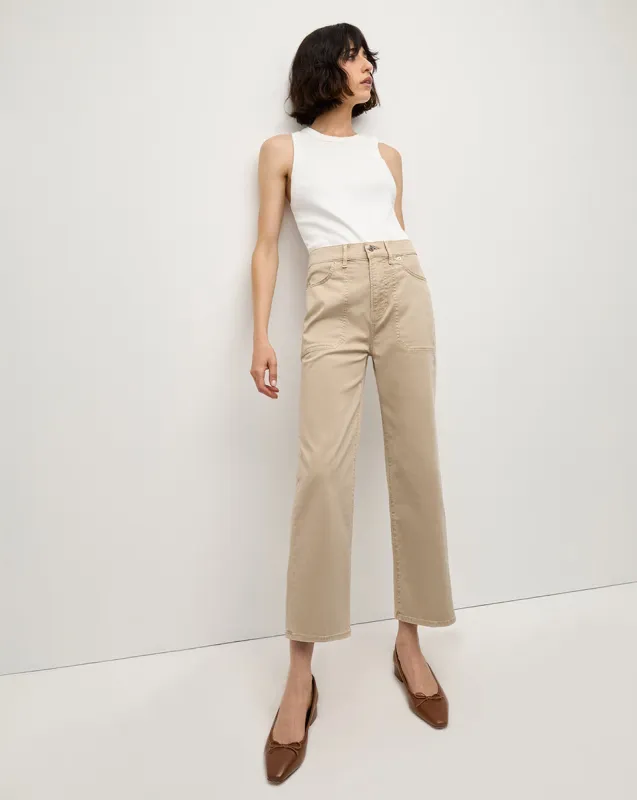 Crosbie Ankle Wide-Leg Jean sold by Veronica Beard