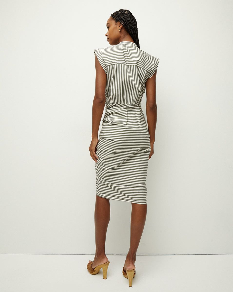 Ruched Shirtdress sold by Veronica Beard product image thumbnail 4