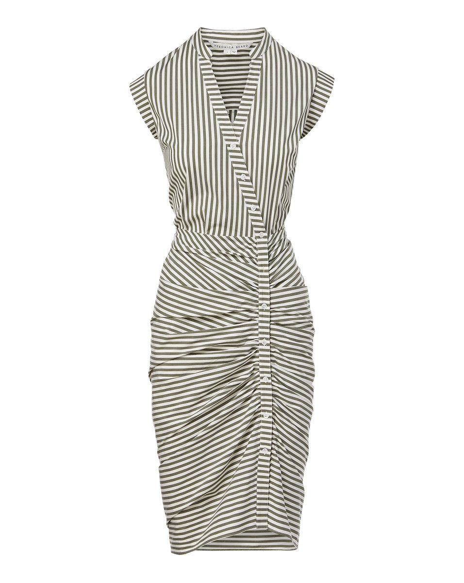 Ruched Shirtdress sold by Veronica Beard product image thumbnail 5