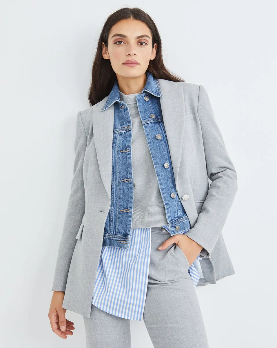 Cutaway Dickey Jacket sold by Veronica Beard product image thumbnail 3