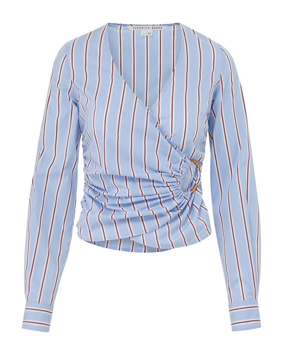 Ozzie Striped Top sold by Veronica Beard product image thumbnail 5