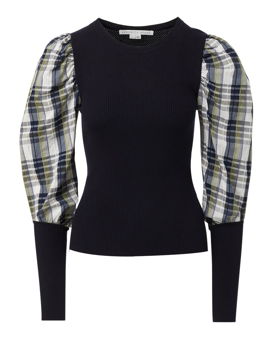 Leila Mixed-Media Pullover sold by Veronica Beard product image thumbnail 5