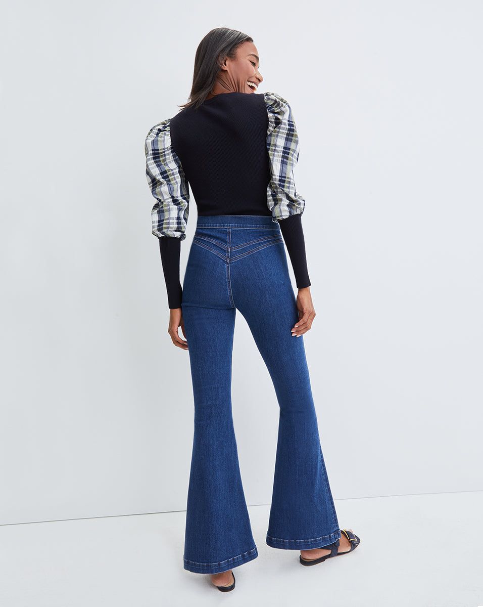 Leila Mixed-Media Pullover sold by Veronica Beard product image thumbnail 4