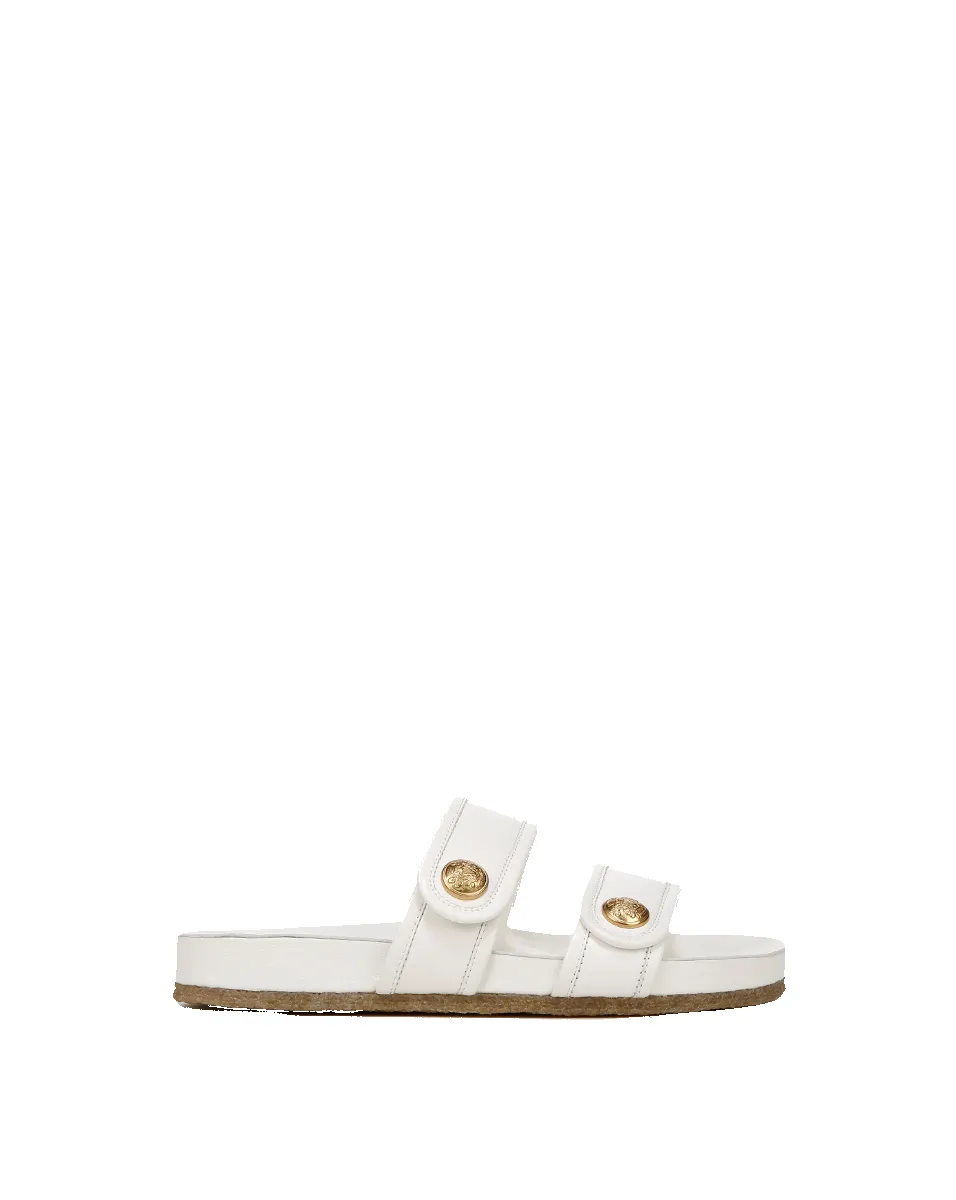 Percey Leather Slide Sandal sold by Veronica Beard product image thumbnail 5