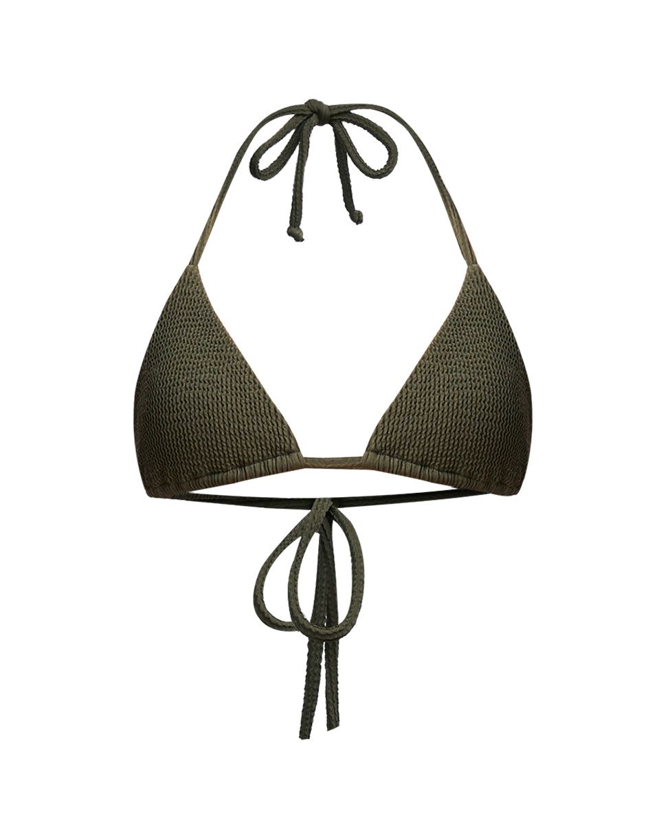 Cala Crinkle Bikini Top sold by Veronica Beard product image thumbnail 4
