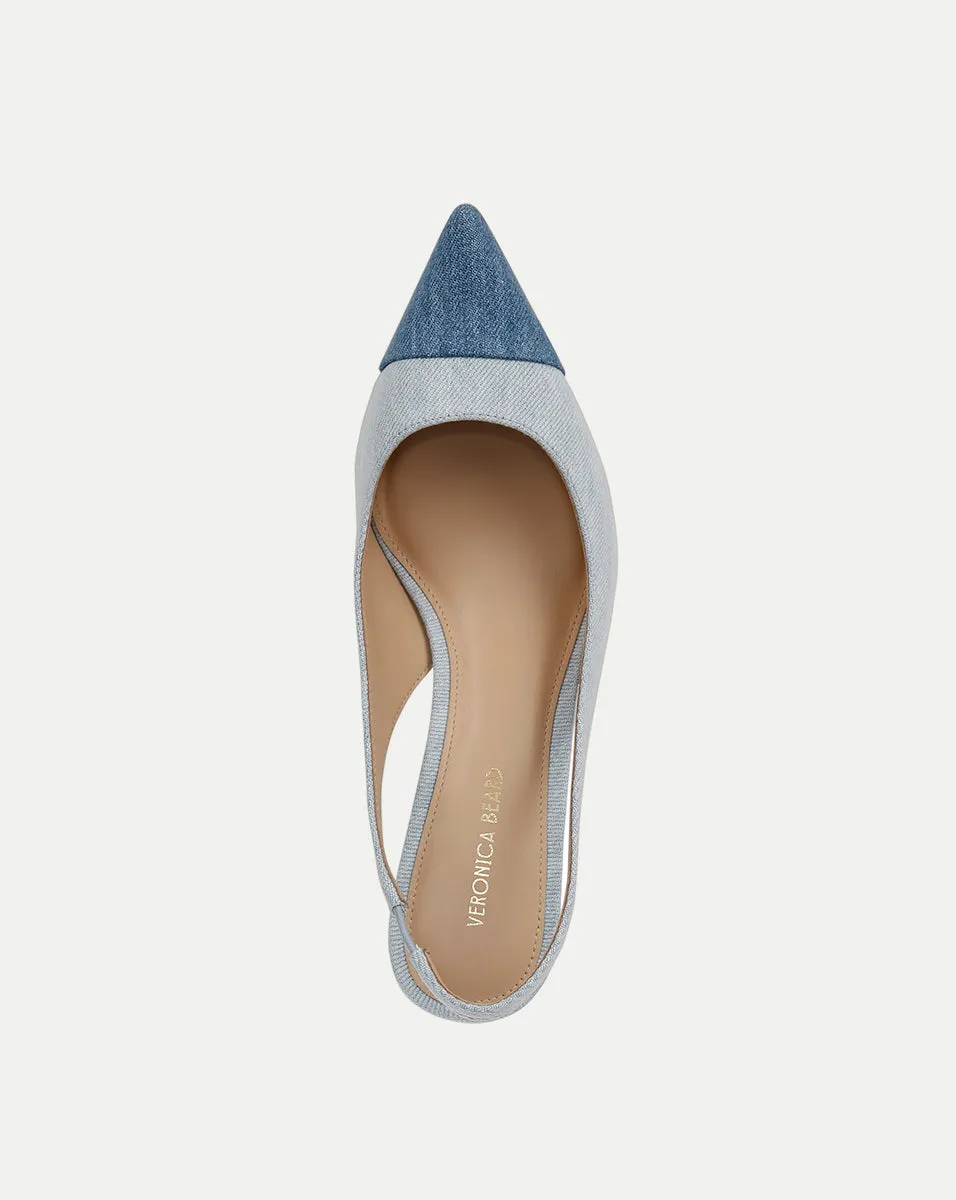 Liliana Denim Slingback Pump sold by Veronica Beard product image thumbnail 3
