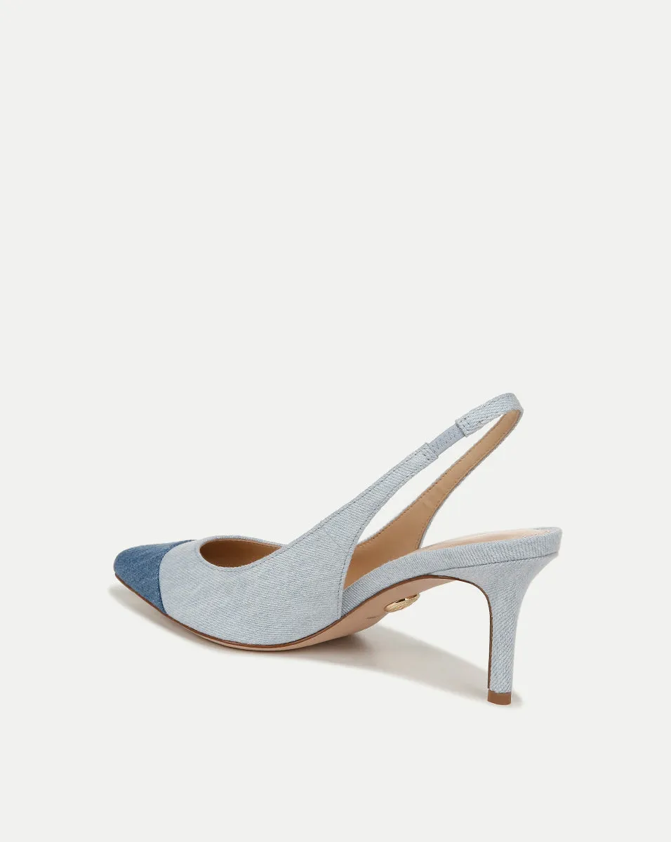 Liliana Denim Slingback Pump sold by Veronica Beard product image thumbnail 4