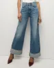 Taylor Cuffed Wide-Leg Jean sold by Veronica Beard