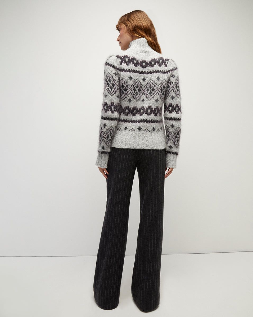 Chiana Fair Isle Sweater sold by Veronica Beard product image thumbnail 4