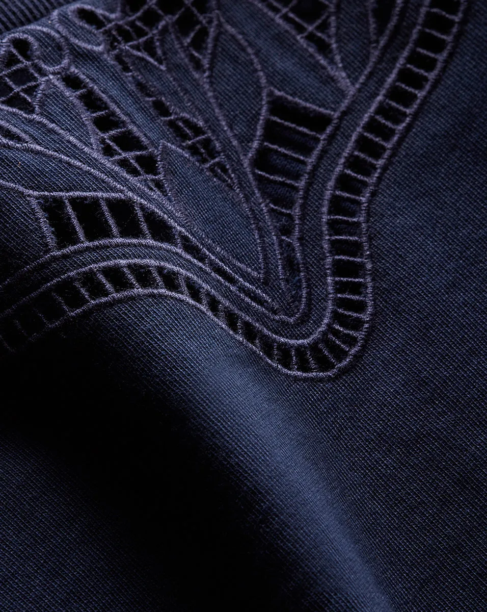 Monty Cotton Cropped Tee sold by Veronica Beard product image thumbnail 3